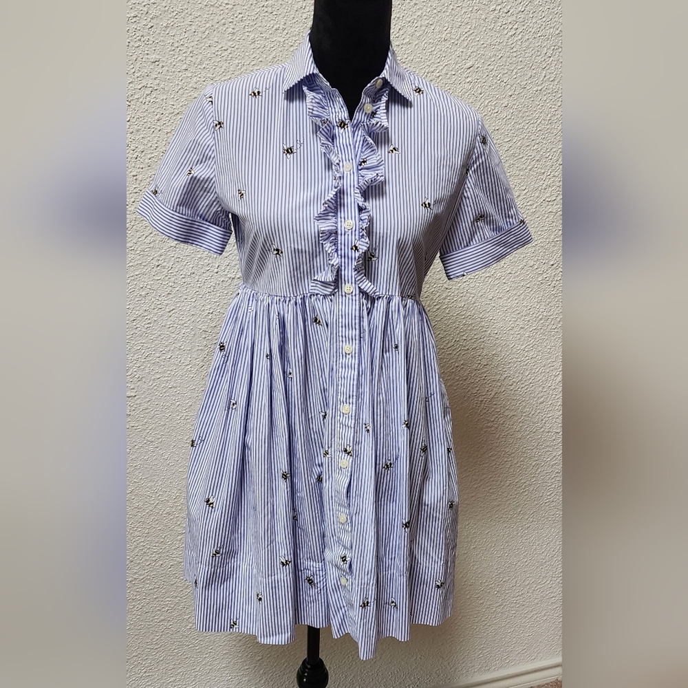 Kate Spade abuzz Poplin Dress Sise XS - Picture 3 of 8